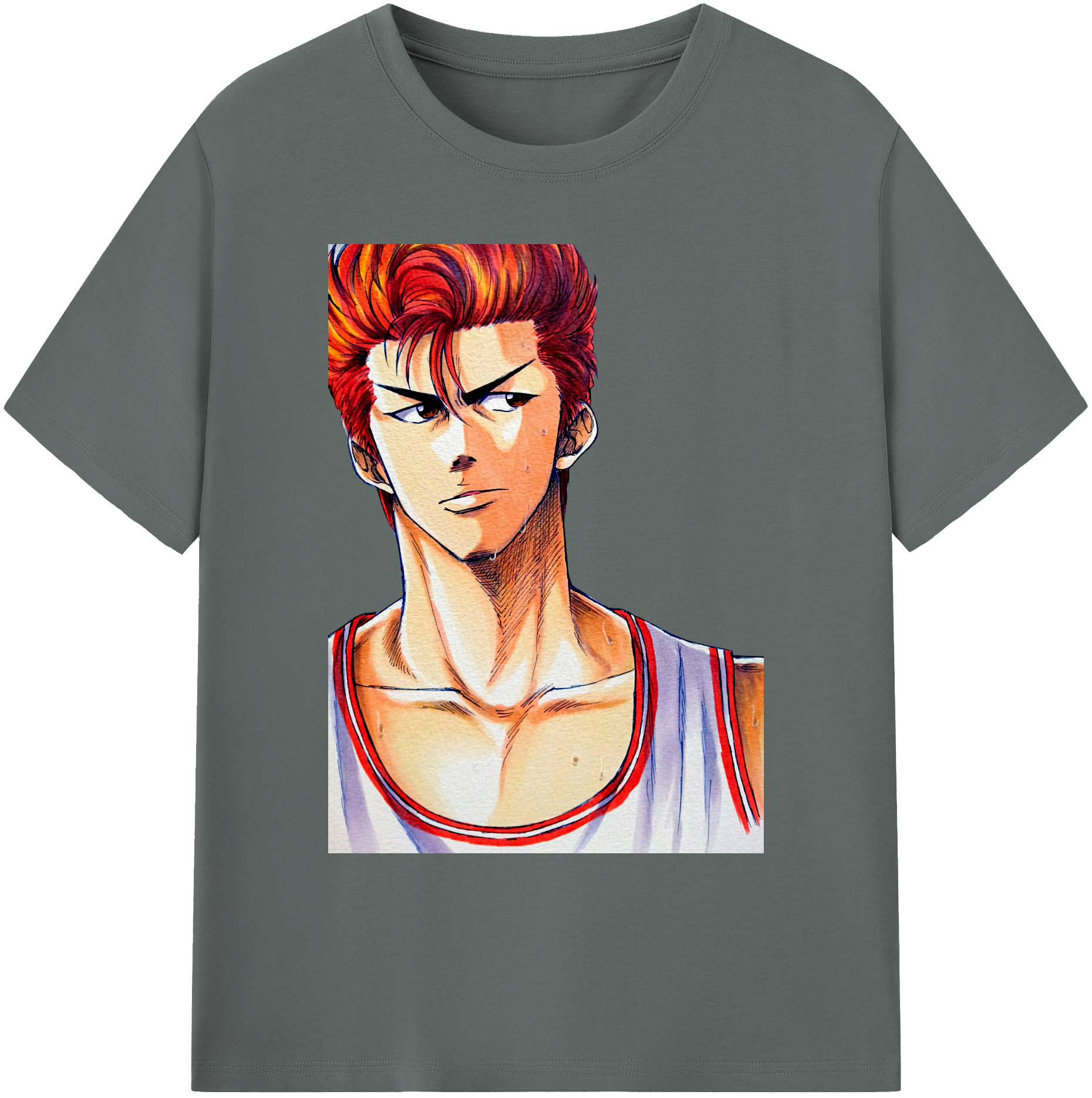 （画像用） SLAM DUNK／スラムダンク 綿100％ メンズ半袖Tシャツ｜肌触りやわらか＆通気性